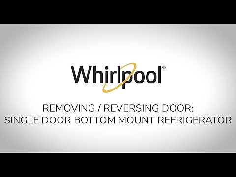Refrigeration: Door Removal / Reversal