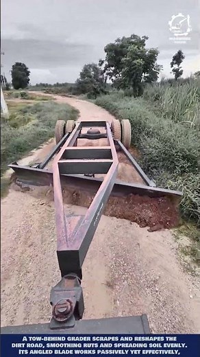 Tow Behind Road Grading Machine Innovation for Simple Road Maintenance