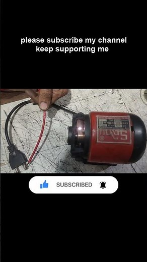 Sewing machine motor Repair after check