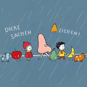 Hatschi läuft. Hatschi niest. Hatschi kann auch singen. Aber die Vitamine vergisst sie manchmal... | Sanostol