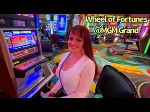Wheel of Fortune Slot Machines! @ MGM Grand Casino, Las Vegas ✨ Part ONE