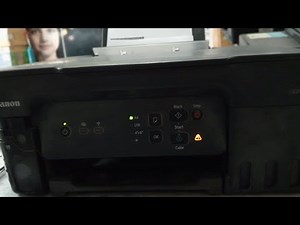 "Canon G3730 Printer Error Fix | 3 Times Blinking Light Problem Solution"
