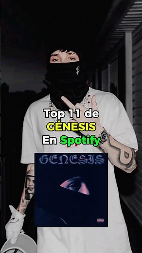 Top 11 GÉNESIS de Peso Pluma#corridos #pesopluma #genesis #regionalmexicano #music #top #album #fyp