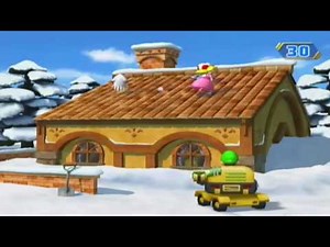 Mario Party 8 Minispiele - Schneeballschlacht