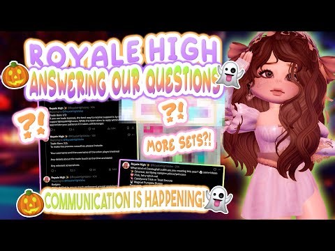 🎃ALERT🔮 ROYALE HIGH HAS BEEN 🤩COMMUNICATING WITH US😱 | Royale High