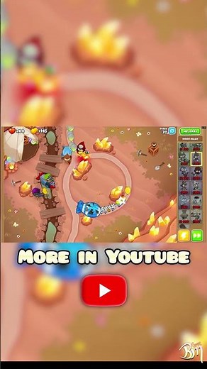 Three Mines 'Round Deflation Gameplay | BTD6 #shorts