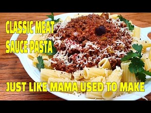 How To Make Meat Sauce | Meat Sauce Pasta | Youtube