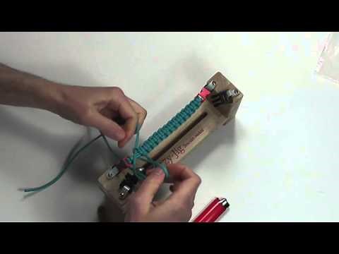 EzJig Parachute Cord and more Bracelet maker How to video