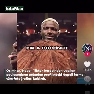 🚨 Victor Osimhen, Napoli resmi Tiktok hesabından kendisi hakkında paylaşılan bu videoların ardından Instagram profilindeki Napoli formalı tüm fotoğraflarını kaldırdı. 👨‍⚖️ Nijeryalı forvetin menajeri kulübü dava edeceklerini açıkladı. | Fotomaç