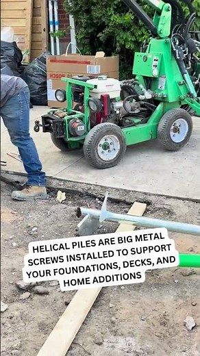 Installing Techno Metal Posts helical piles