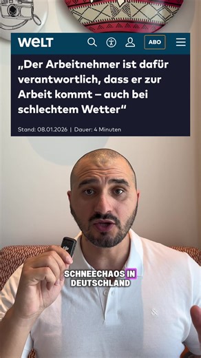 Schnee Chaos in Deutschland. Aber muss man bei Glatteis und Kälte eigentlich zur Arbeot fahren? Hier die Antwort #Schnee #glatteis #Kälte #unwetter #arbeitsweg