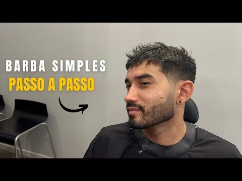 COMO FAZER BARBA SIMPLES | PASSO A PASSO (FÁCIL E RÁPIDO)