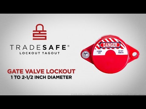 Gate Valve Lockout - 2 Pack Valve Lockouts | TRADESAFE