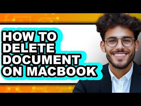 How to Delete Document on Macbook (only Way)