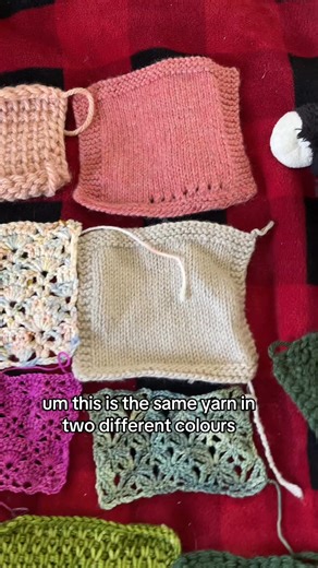 6.2K views · 73 reactions | I save my swatches because I know I have a tendency to make similar projects in the future. Gauge can change over time, but seeing how yarn bases pair with stitch patterns is so valuable. . #crochet #knitting #fiberarts | Orchard House Editing & Design | Facebook