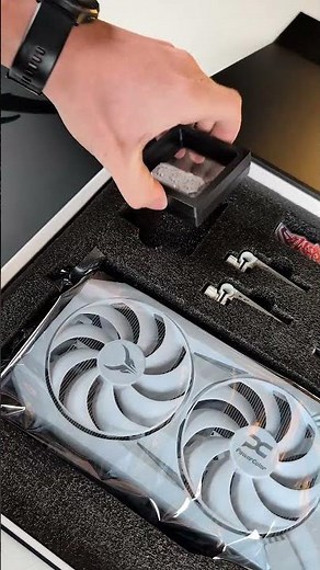 Satisfying GPU noises 🔥Red Devil RX 9070 XT Spectral White 😍