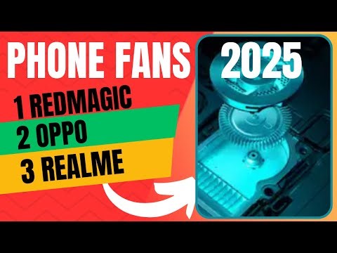 Built In Fan Phones in 2025 RedMagic vs OPPO K13 vs Realme Concept 🔥🌀| RedMagic 11