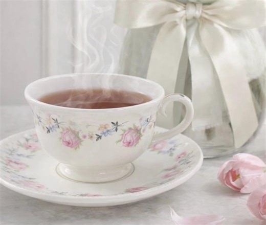 TEACUP & SAUCER by Pope Gosser China, "sterling", La Rose Pattern, Made in USA, Replacement China - Ca. 1940s+ - Etsy