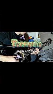 Terraria - Rain Theme on Fingerstyle Guitar #terraria #memes #fingerstyle #guitar #videogames