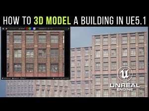 Unreal Engine 5.1 | How to Model a 3D Building