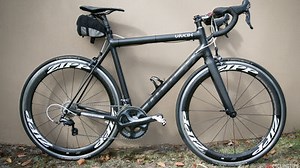 When you securely attach "hidden motor" to the road bike, it looks like this