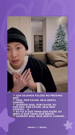 Anpan BTS Brasil | ABB on Instagram: "[💜] Que 2026 seja um ano melhor para todos nós! 🤍✨ - Não retire os créditos. ©️Anpanbtsbrasil"