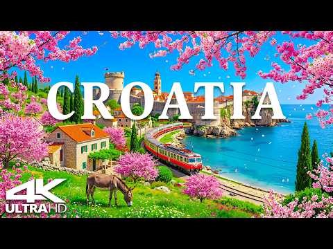 Spring in Croatia 4K | Stunning Coastal Landscapes, Blossom-Filled Towns & Adriatic Charm