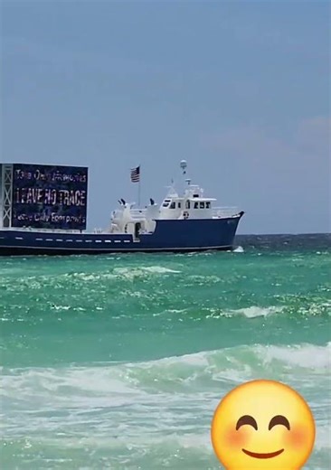 Floating Advertisement #ocean #florida #advertisement #beach