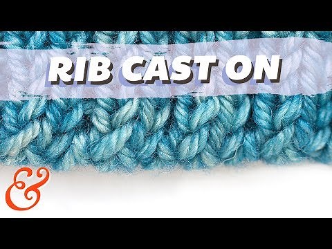 Alternating Cable Cast On for Perfect Ribbing