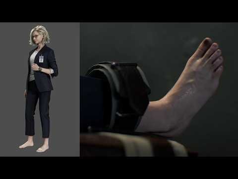 Grace Ashcroft barefoot mod RE9 Requiem