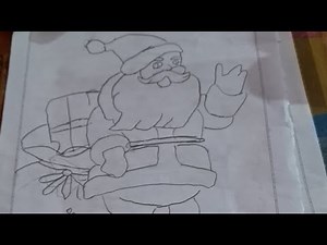 Santa Claus Painting LIVE | Christmas Art Creation Step-By-Step