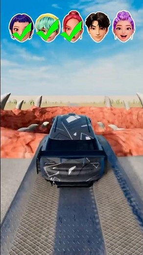 K-POP DEMON in BeamNG Drive 😈🔥 | Crazy Crashes & Funny Moments #gaming #shorts