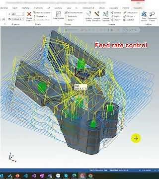 Highspeed Toolpath Với Nhiều Feed Rate Trên Mastercam