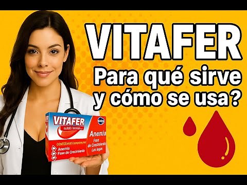 VITAFER ¿Para que sirve? | Cómo tomarlo y sus Efectos