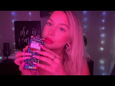 ASMR | INTENSE mouth sounds with tascam + mic tapping ✨