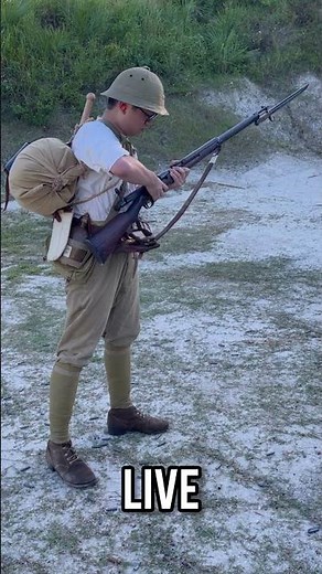 Type 38 Arisaka Rifle: Shooting Blank vs. Live Rounds #arisaka #rifle #milsurp #reenactor