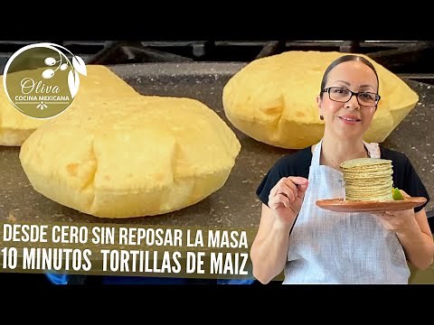 Cómo Hacer Tortillas de Maíz a Mano // SECRETO! LISTOS en 10 MINUTOS?