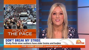 Slow walkers have older bodies and smaller brains than others, according to a new study 🚶🏻 | Sunrise