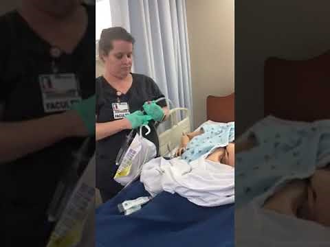 Placement of Condom Catheter