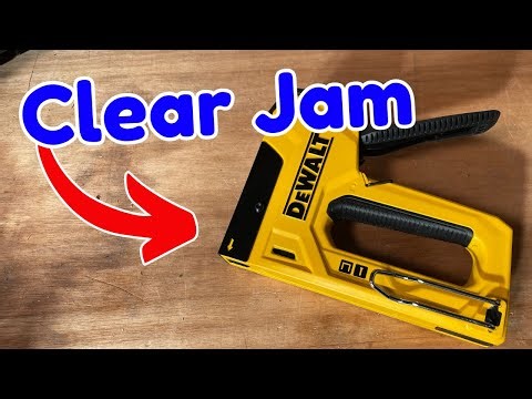 How to Clear a Jammed DeWALT Staple Gun (Easy Fix Guide)