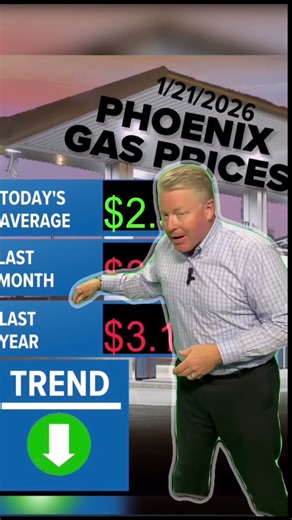 Phoenix area gas prices 1/21