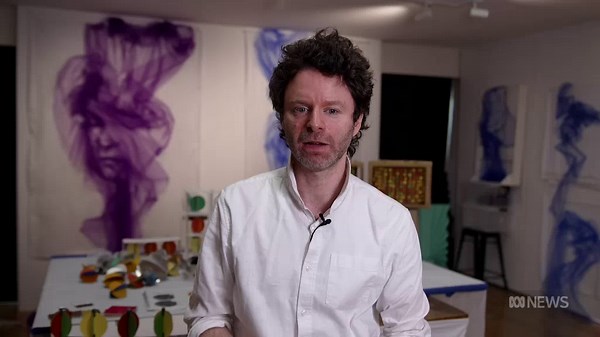 Inspired by autumn leaves, Benjamin Shine's latest work is ever changing in Canberra's Denman Prospect