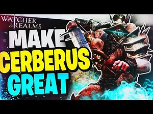 "THIS GEAR SET IS OP ON CERBERUS!" Cerberus Hero Showcase | Watcher of Realms