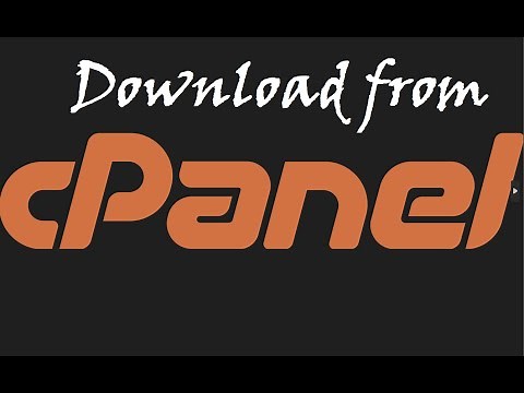 how to download folder from cpanel file manager