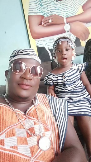 Matching Striped Outfits: A Fun Family Moment