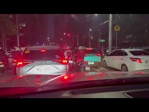 Driving in Downtown Seattle