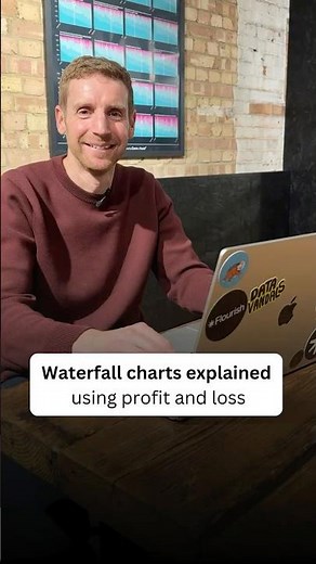 Waterfall charts explained using financial data