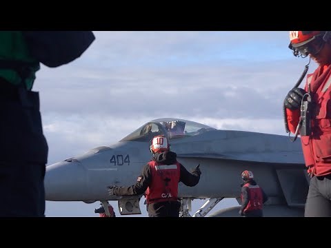USS Harry S. Truman Conducts Flight Operations During 2021-2022 Deployment