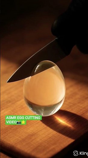 ASMR EGG CUTTING VIDEO. #asmr #ai #shorts #viralshorts
