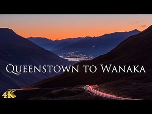 Scenic Drive from Queenstown to Wanaka 4K | Crown Range | Cardrona Valley | Wanaka New Zealand 4K